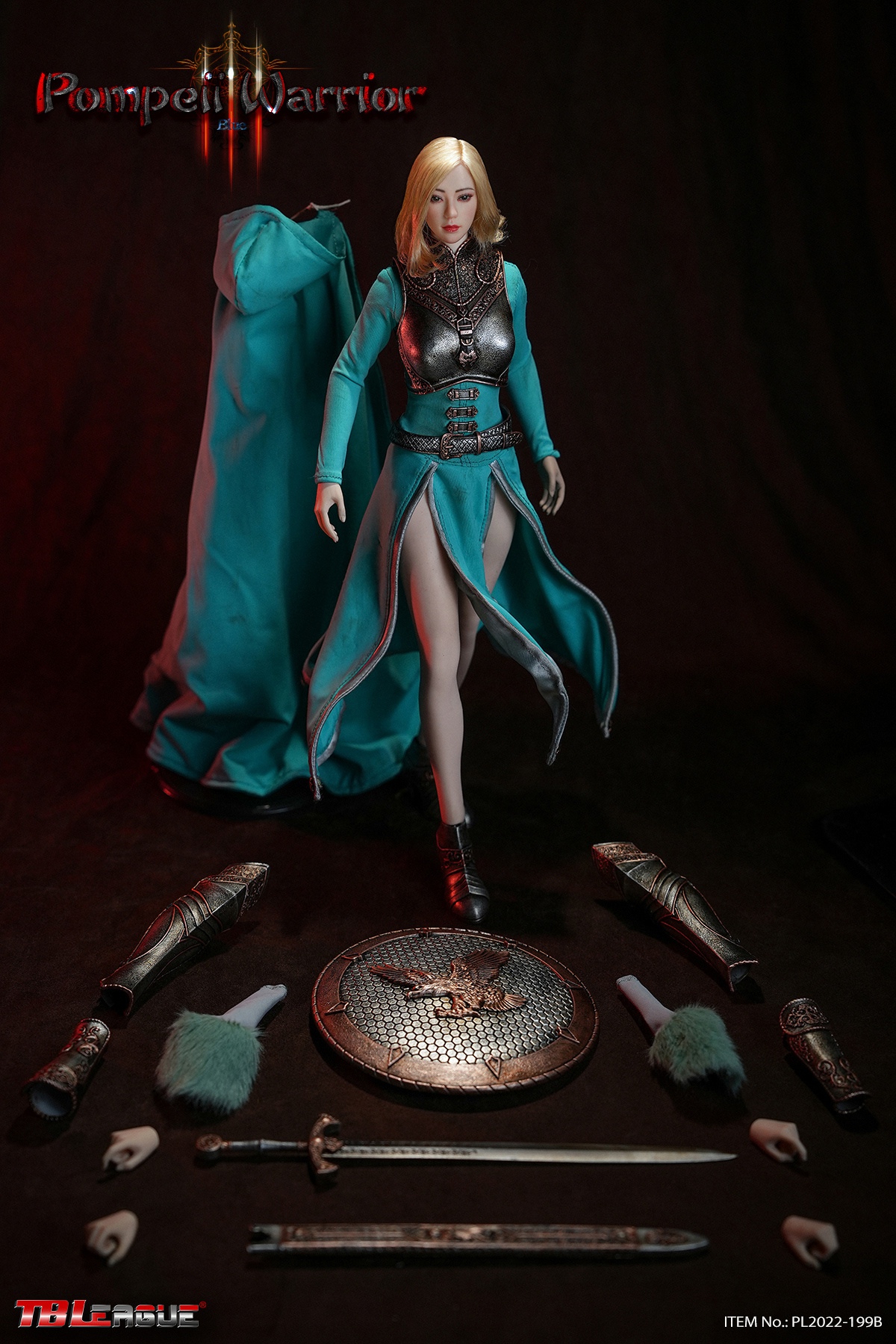 Pompeii Warrior (Blue) - TBLeague PL2022-199B 1/6th Scale -superhero-scifi-robot Sales 2023