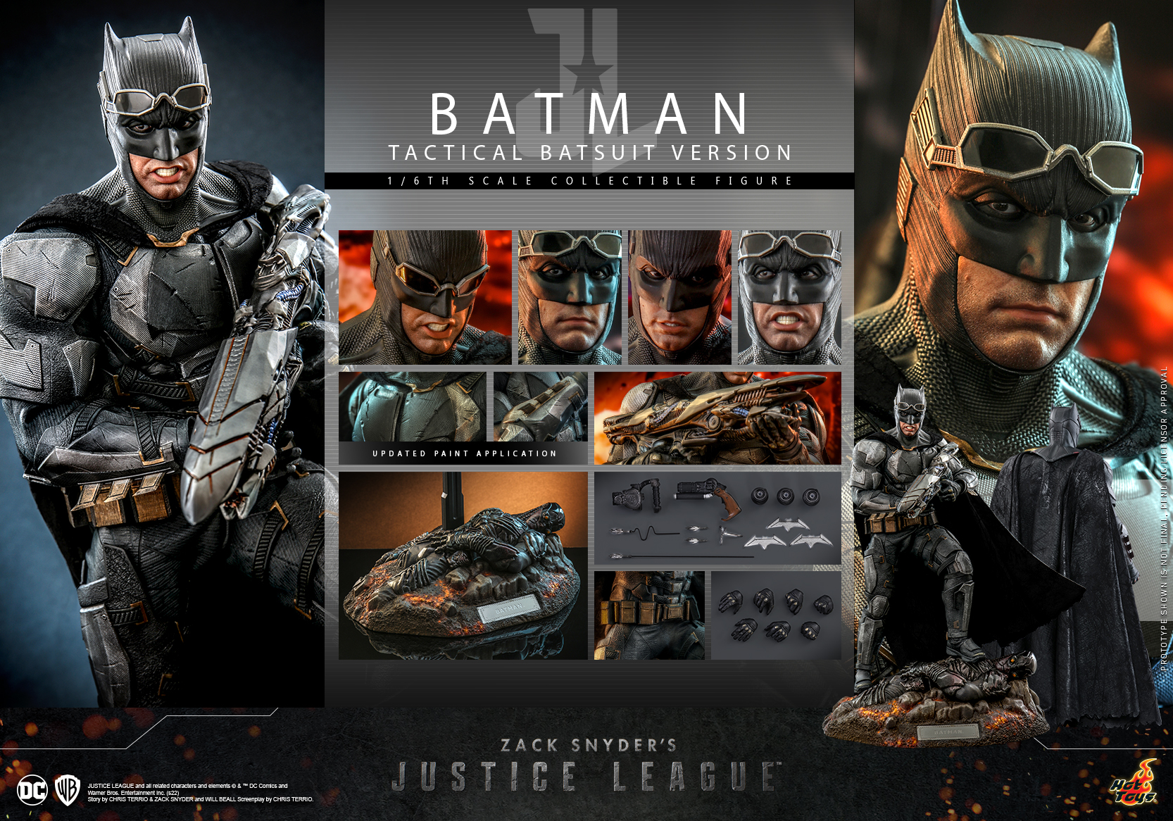Batman (Tactical Batsuit Version) - Hot Toys TMS085 Zack Snyder's Justice League 1/6th Scale Collectible Figure 12 Batman (Tactical Batsuit Version) - Hot Toys TMS085 Zack Snyder's Justice League 1/6th Scale Collectible Figure -superhero-scifi-robot Sales 2023
