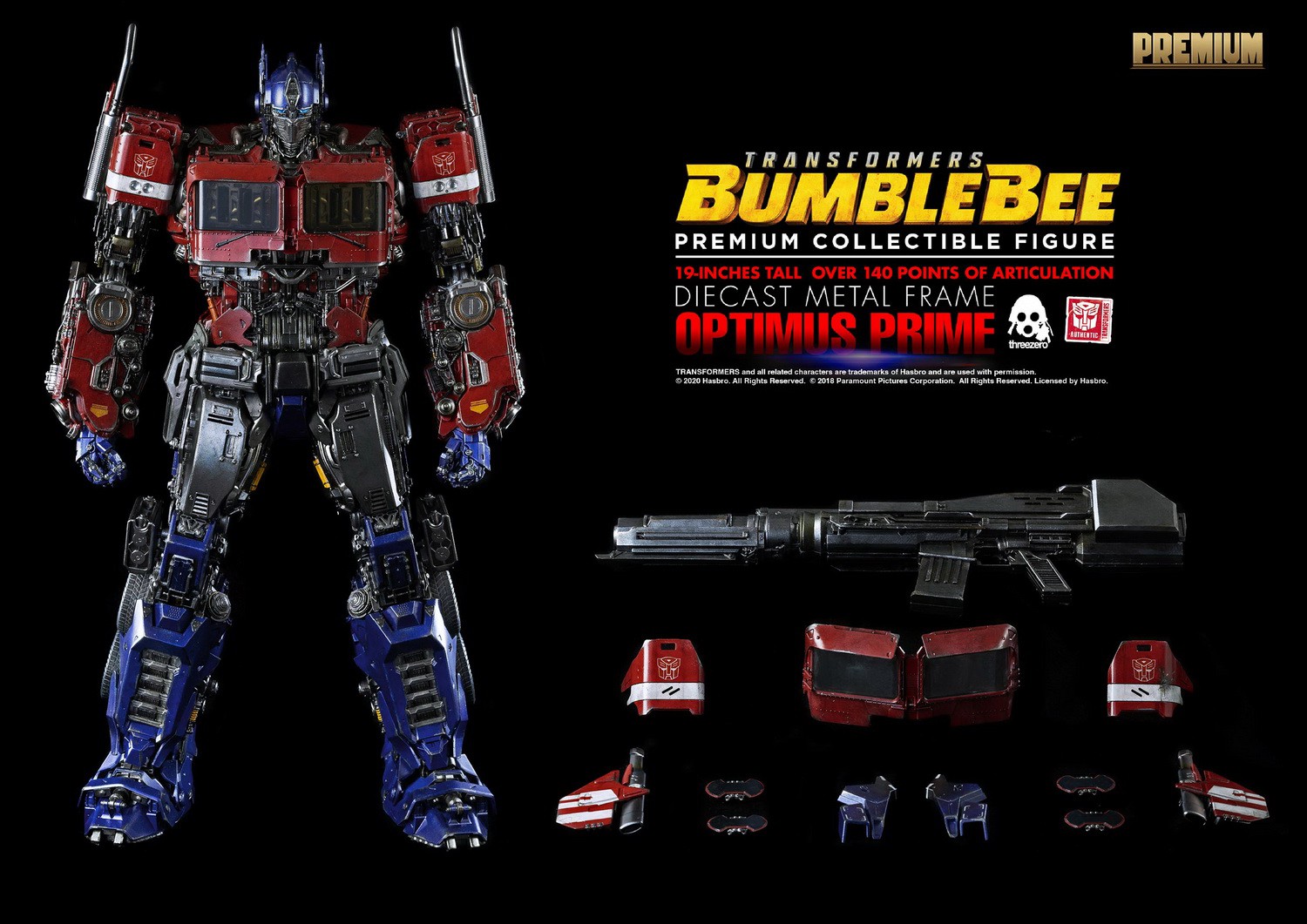 Optimus Prime (Premium Scale) - ThreeZero 3Z0162 Transformers Bumblebee Collectible Figures -superhero-scifi-robot Sales 2023 z9i5t31R1663909057