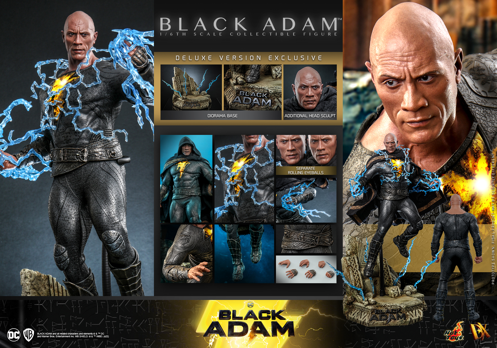 Black Adam (Deluxe Version) - Hot Toys DX30 Black Adam 1/6th Scale 12 Black Adam (Deluxe Version) - Hot Toys DX30 Black Adam 1/6th Scale -superhero-scifi-robot Sales 2023